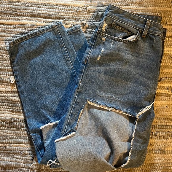 CARMAR DISTRESSED BOYFRIEND JEANS - Picture 2 of 6